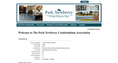Desktop Screenshot of parknewberrycondo.com
